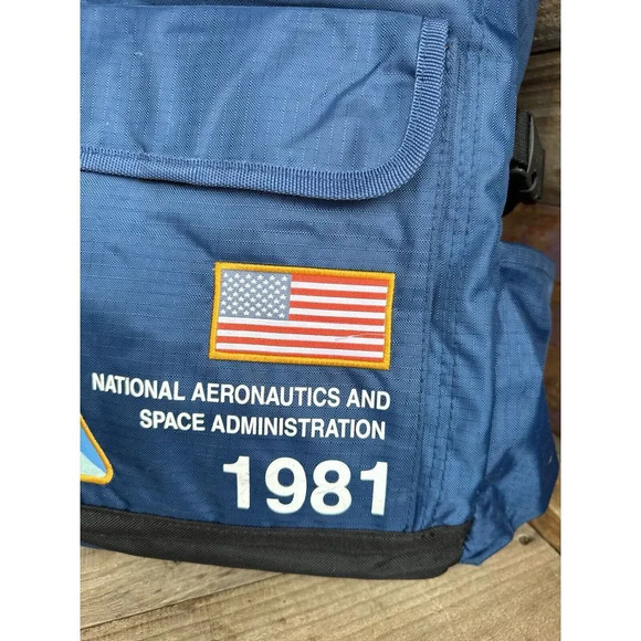 Mad Engine NASA Flight Suit Backpack Blue Ripstop Canvas Astronaut RARE - Picture 5 of 13